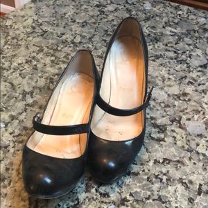 Damaged Christian louboutin Mary Janes